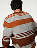 Supersoft Striped Chunky Crew Neck Jumper