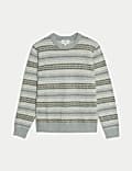 Supersoft Fair Isle Crew Jumper with Wool