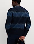 Supersoft Ombre Crew Neck Jumper with Wool