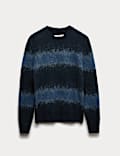 Supersoft Ombre Crew Neck Jumper with Wool