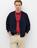 Flauschige Strickjacke