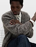 Lofty Relaxed Fit Patterned Cardigan