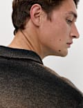 Supersoft Striped Polo Jumper with Wool