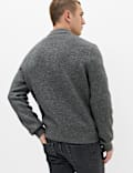 Supersoft Quarter Zip Knitted Polo Shirt
