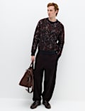 Fairisle Crew Neck Jumper with Wool