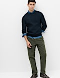 Jumper Kerah Bundar Super Lembut dengan Wol