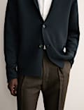 Pure Extra Fine Merino Wool Knitted Jacket