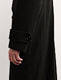 Pure Wool Double Breasted Revere Overcoat