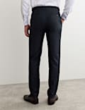 Tailored Fit Pure Wool Twill Suit Trousers