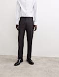 Tailored Fit Pure Wool Tuxedo Trousers