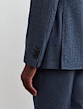 Tailored Fit Italian Wool Textured Suit Jacket