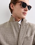 Tailored Fit Italian Wool Rich Check Blazer
