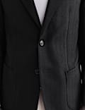 Tailored Fit Wool Herringbone Blazer