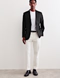 Tailored Fit Wool Herringbone Blazer