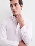 Chemise ajust&eacute;e 100 % coton &agrave; carreaux