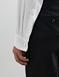 Tailored Fit Pure Cotton Bib Front Dress Shirt