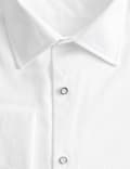 Tailored Fit Pure Cotton Bib Front Dress Shirt