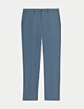 Regular Fit Stretch Smart Trousers