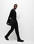 Regular Fit Stretch Smart Trousers