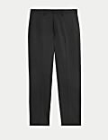 Regular Fit Stretch Smart Trousers