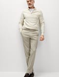 Pantalon habillé coupe cintrée extensible
