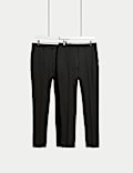 2pk Regular Fit Smart Stretch Trousers