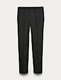 2pk Slim Fit Active Waist Smart Trousers