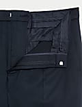 Tailored Fit Stretch Smart Trousers