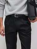 Tailored Fit Stretch Smart Trousers