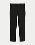 Tailored Fit Stretch Smart Trousers
