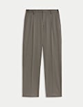 Relaxed Fit Smart Stretch Trousers