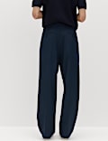 Relaxed Fit Smart Stretch Trousers
