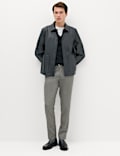 Slim Fit Wool Blend Suit Trousers