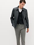 Slim Fit Wool Blend Suit Trousers