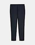 Slim Fit Wool Blend Trousers