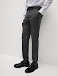 Slim Fit Wool Blend Trousers