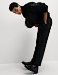 Slim Fit Wool Blend Trousers