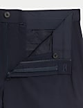 Regular Fit Wool Blend Trousers