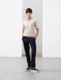 Slim Fit Wool Blend Performance Trousers