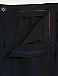 Slim Fit Flat Front Stretch Trousers