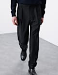 Tailored Fit 360 Flex Pleated Trousers