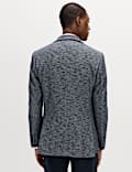 Tailored Fit Textured Stretch Blazer