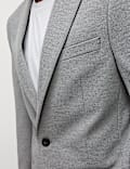 Tailored Fit Jersey Textured Blazer