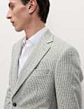 Tailored Fit Puppytooth Stretch Blazer