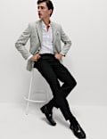 Tailored Fit Puppytooth Stretch Blazer