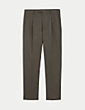 Tailored Fit Warm Handle Puppytooth Trousers