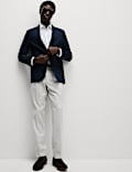 Tailored Fit Single Pleat Smart Trousers