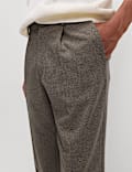 Tailored Fit Warm Handle Puppytooth Trousers