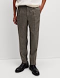 Tailored Fit Warm Handle Puppytooth Trousers