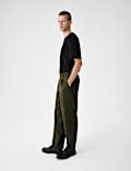 Tailored Regular Fit Stretch Trousers